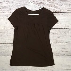 Woman’s Sonoma Size S Brown Peasant Style Top